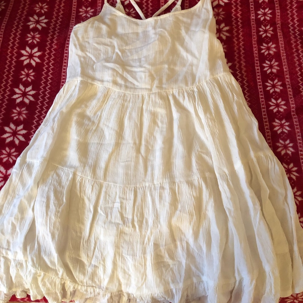 white dress